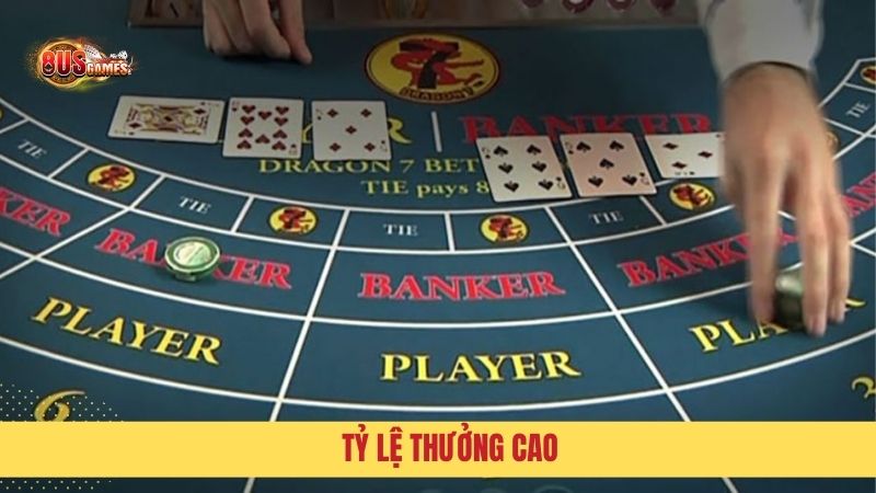 Baccarat online có tỷ lệ trả thưởng cao thu hút nhiều người chơi
