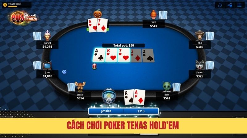 Cách chơi Poker Texas Holdem từ A - Z cho người mới bắt đầu