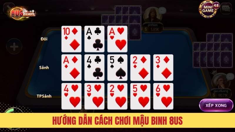 Cách chơi và quy tắc cơ bản của bài Mậu Binh