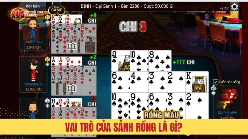 Vai trò của sảnh rồng trong từng thể loại bài